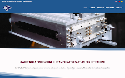 Restyling Grafico e SEO per SAMP Srl